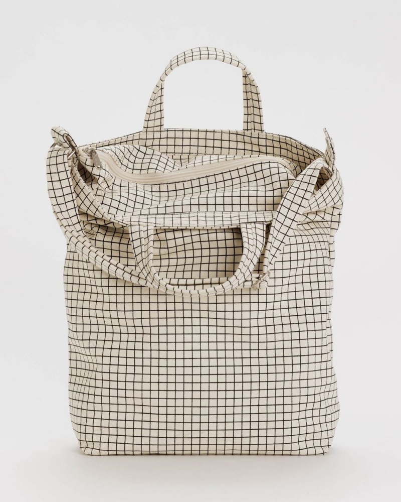 Bolso Tote Baggu Zip Duck Beige | 271469-NOZ