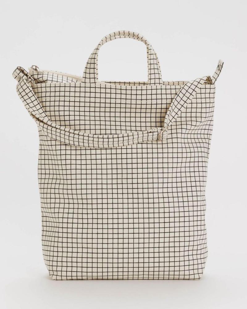 Bolso Tote Baggu Zip Duck Beige | 271469-NOZ