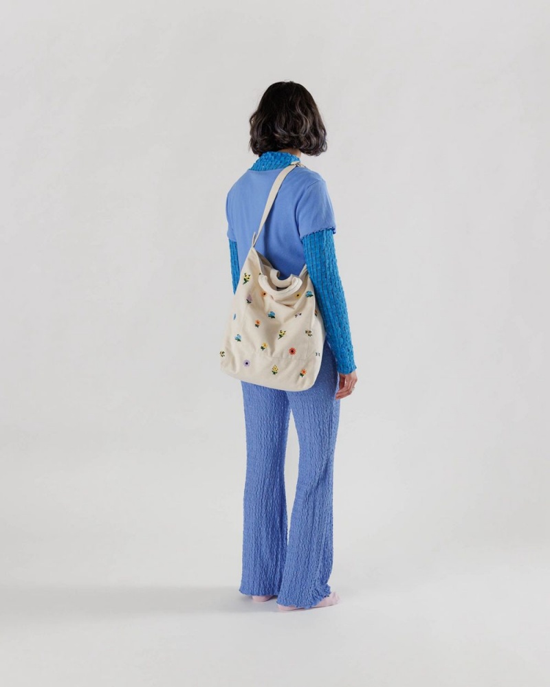 Bolso Tote Baggu Zip Duck Blancas | 305279-FKQ