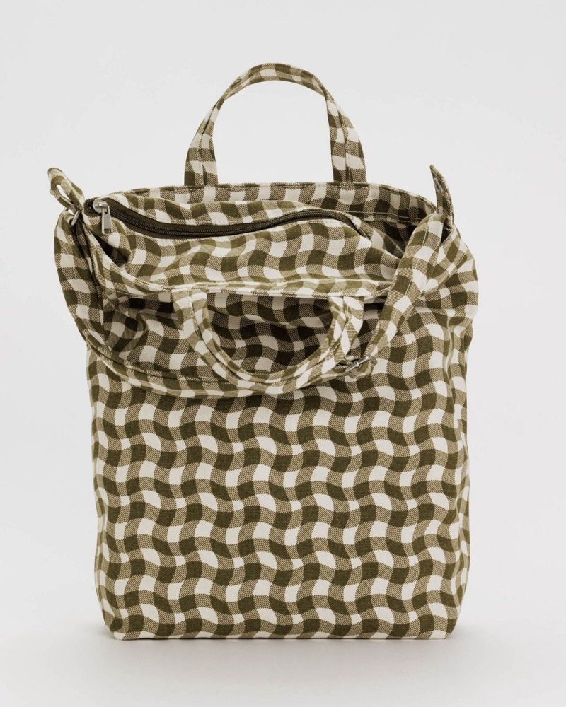 Bolso Tote Baggu Zip Duck Marrones | 794351-LQJ