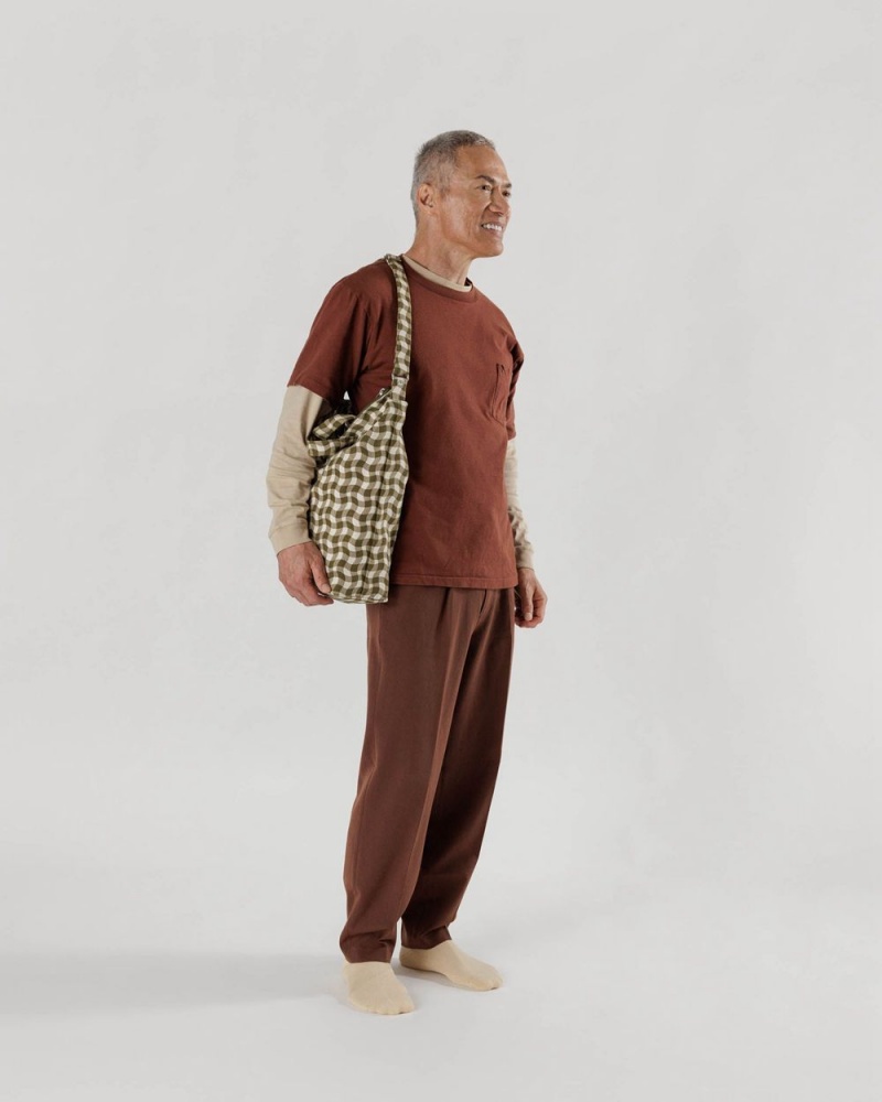 Bolso Tote Baggu Zip Duck Marrones | 794351-LQJ