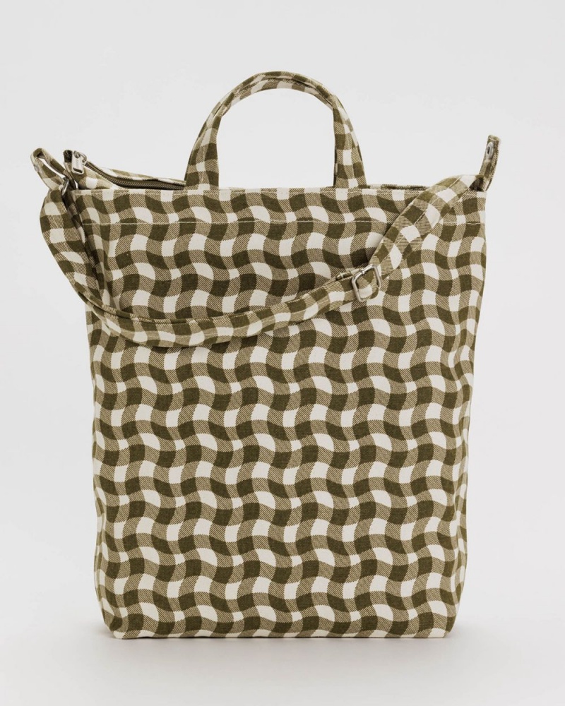 Bolso Tote Baggu Zip Duck Marrones | 794351-LQJ