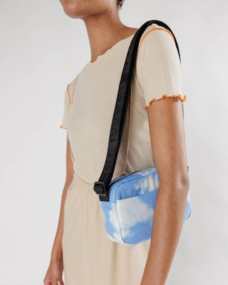 Bolsos Cruzados Baggu Camera Azules Blancas | 537281-XUD