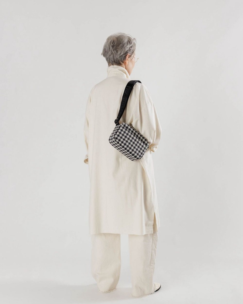Bolsos Cruzados Baggu Camera Negras Blancas | 540687-CVZ