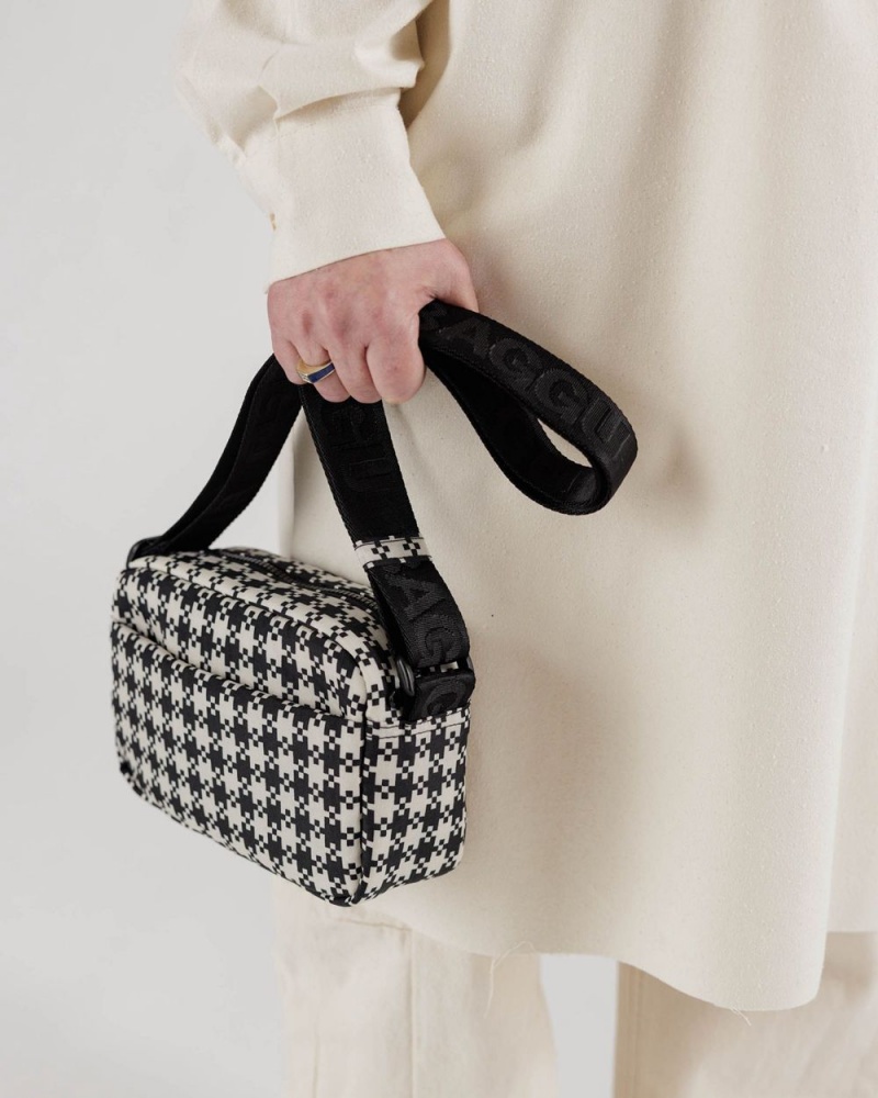 Bolsos Cruzados Baggu Camera Negras Blancas | 540687-CVZ