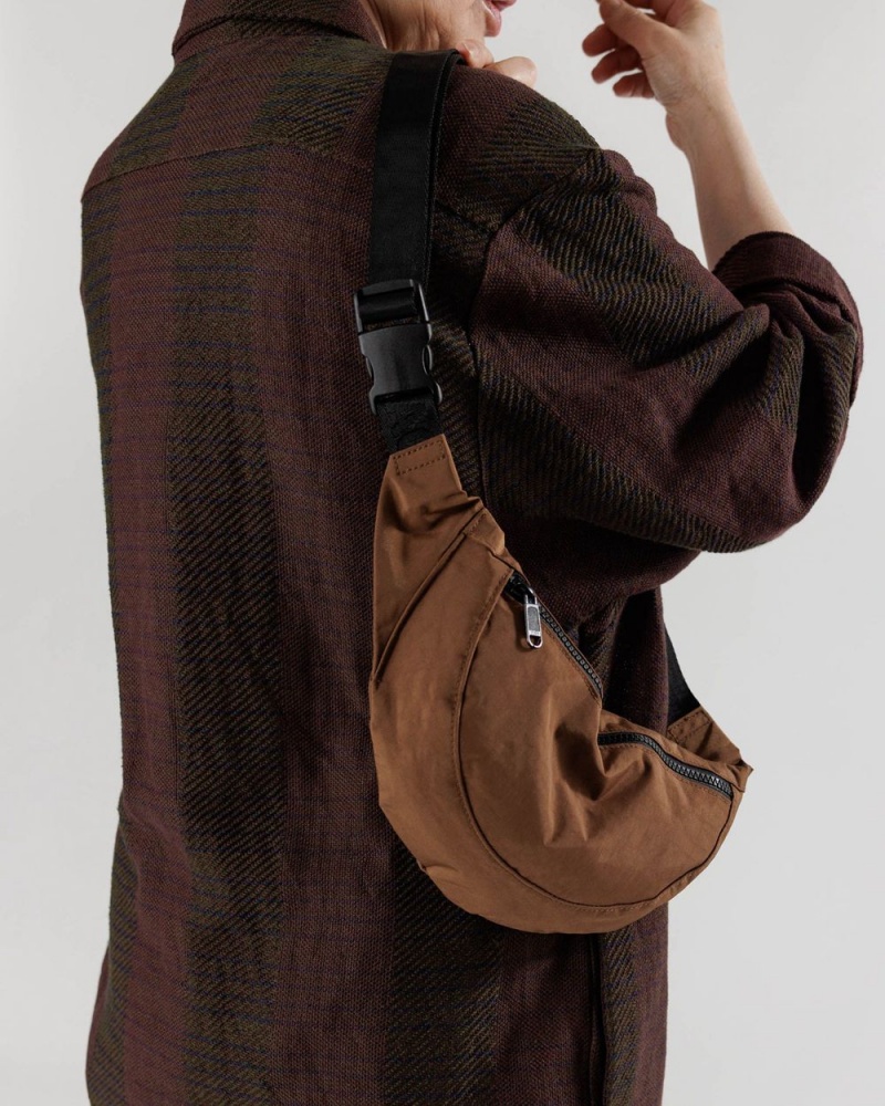 Bolsos Cruzados Baggu Crescent Fanny Pack Marrones | 163258-LNE