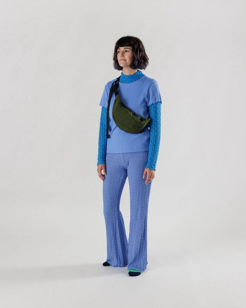Bolsos Cruzados Baggu Crescent Fanny Pack Verde Oliva | 340729-TSM
