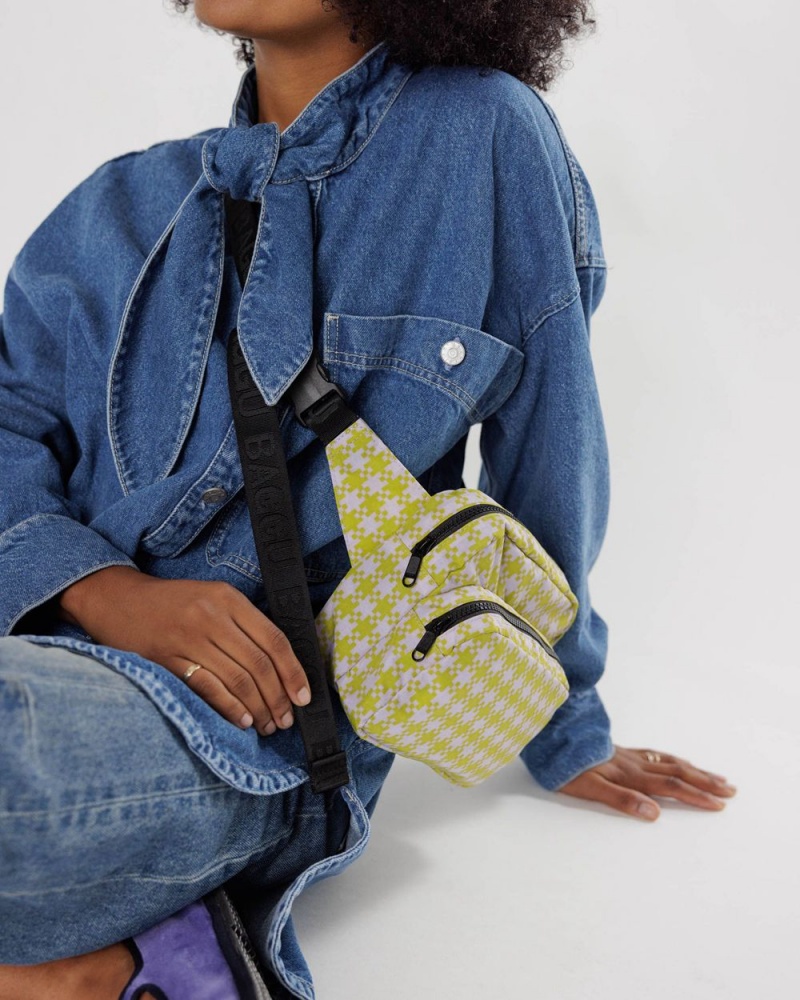 Bolsos Cruzados Baggu Fanny Pack Amarillo | 094387-YSC