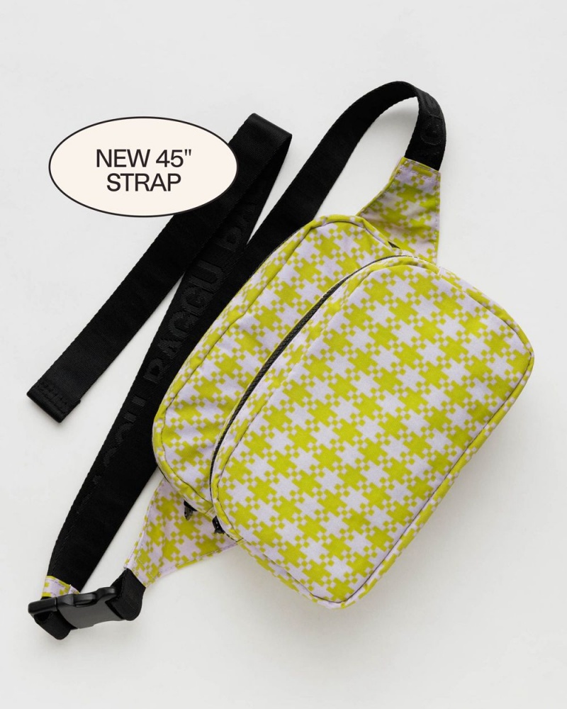 Bolsos Cruzados Baggu Fanny Pack Amarillo | 094387-YSC