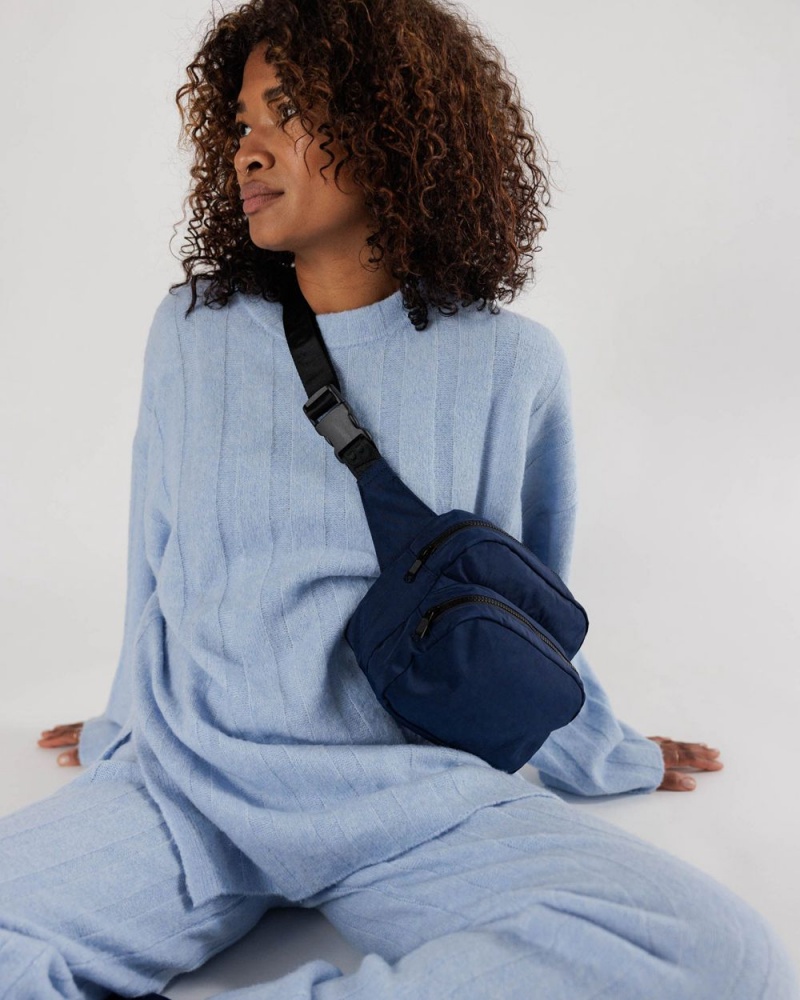 Bolsos Cruzados Baggu Fanny Pack Azul Marino | 379540-GEX