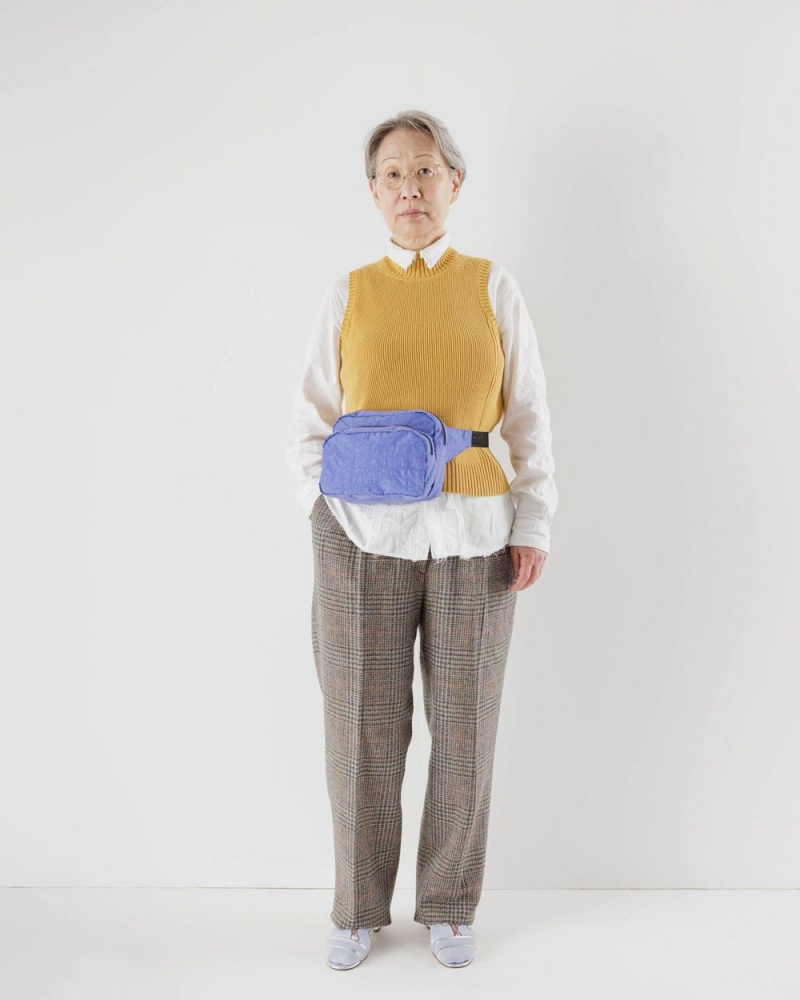 Bolsos Cruzados Baggu Fanny Pack Azules | 946573-ZIY