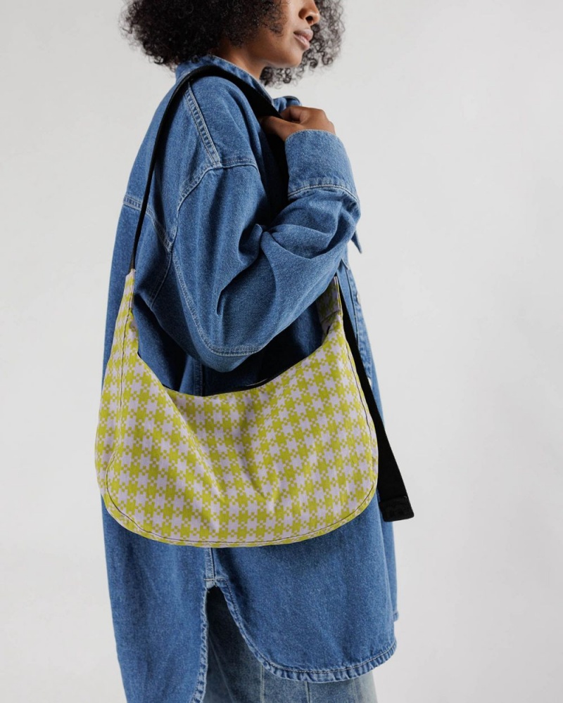 Bolsos Cruzados Baggu Medium Nylon Crescent Amarillo | 405263-HSP