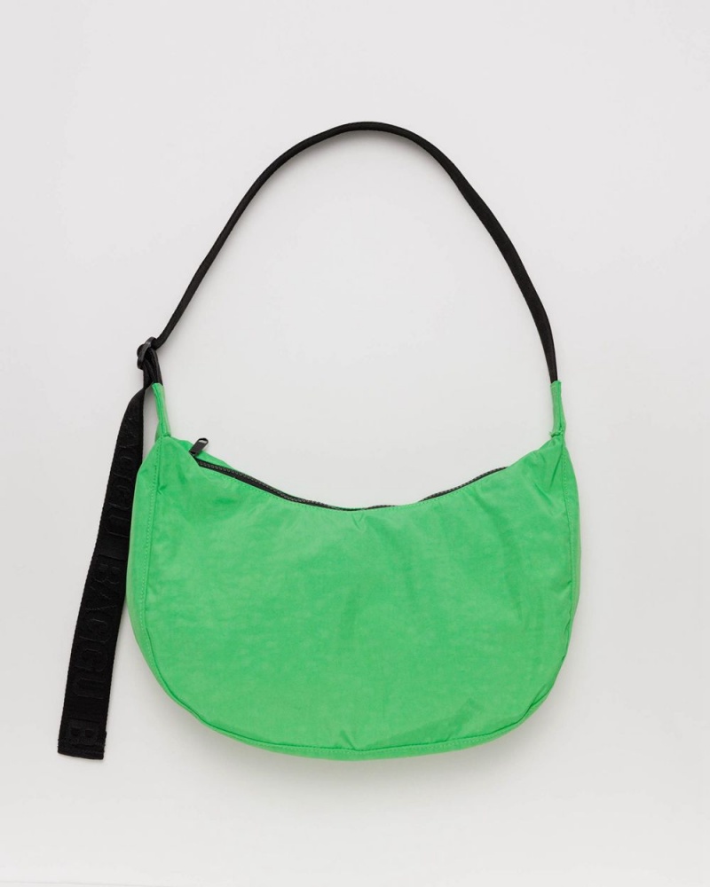 Bolsos Cruzados Baggu Medium Nylon Crescent Verde | 459672-CPX