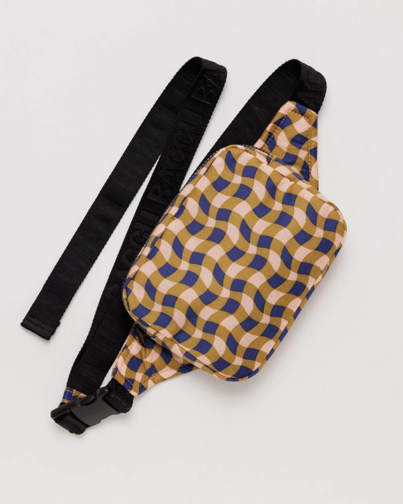 Bolsos Cruzados Baggu Puffy Fanny Pack Marrones | 740135-FYG
