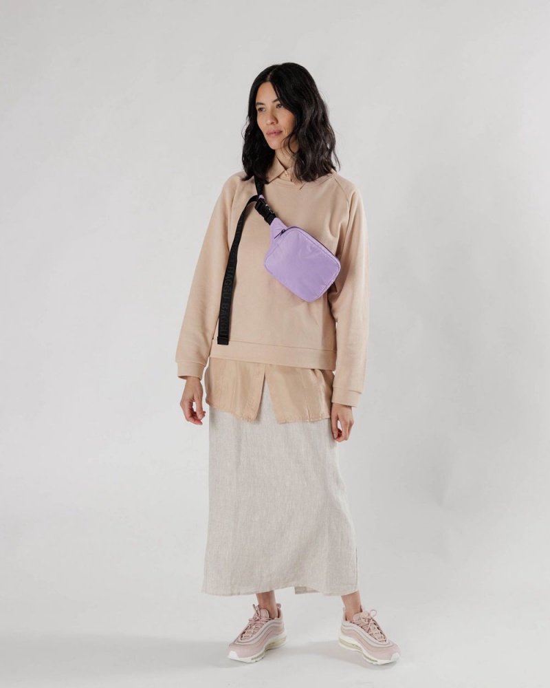 Bolsos Cruzados Baggu Puffy Fanny Pack Moradas | 267490-JOX