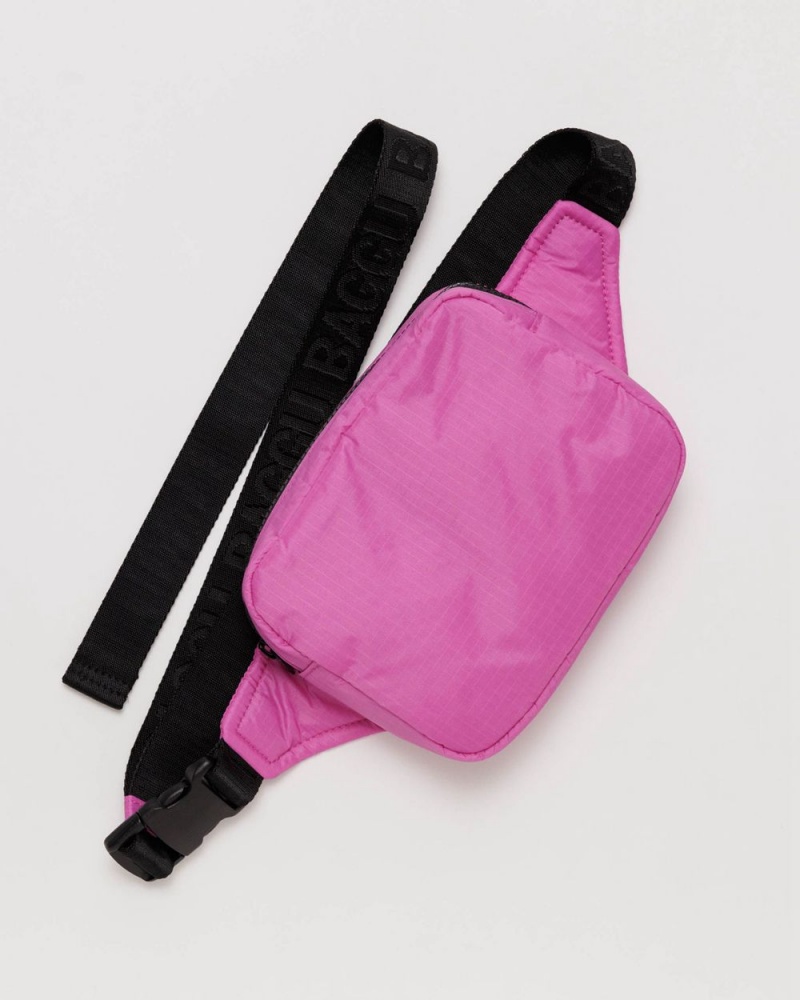 Bolsos Cruzados Baggu Puffy Fanny Pack Rosas | 416278-QZB