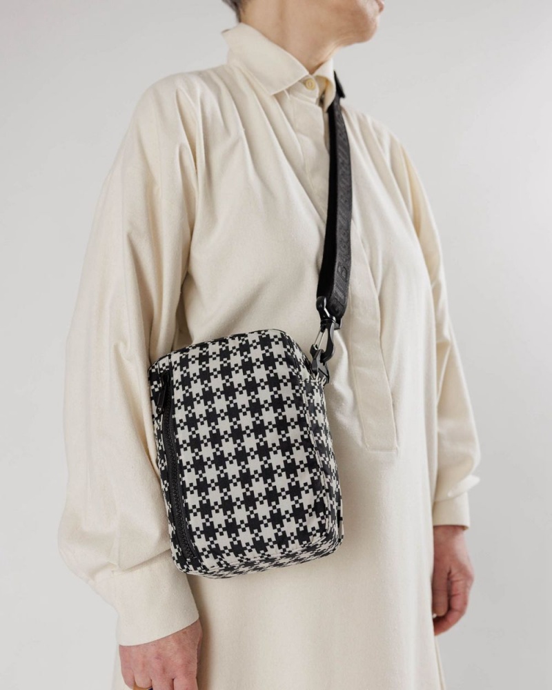 Bolsos Cruzados Baggu Sport Negras Blancas | 571430-TJL