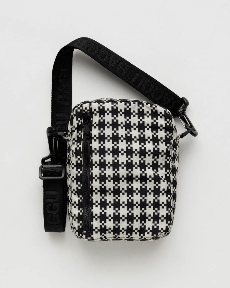 Bolsos Cruzados Baggu Sport Negras Blancas | 571430-TJL