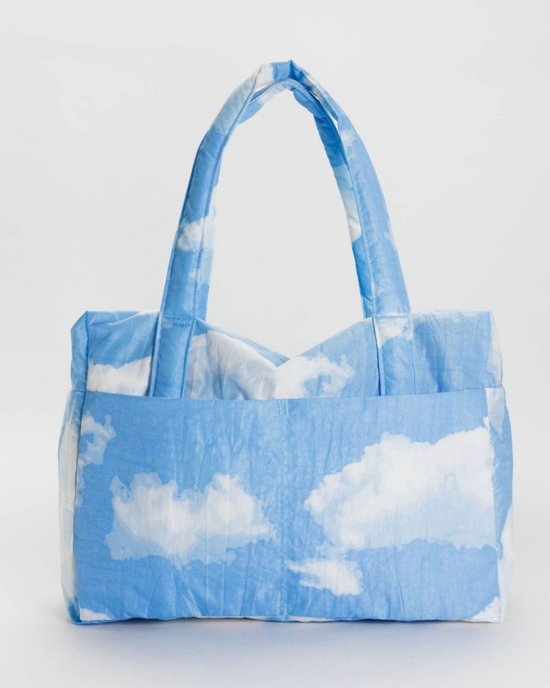 Bolsos De Viaje Baggu Cloud Carry-on Azules Blancas | 143920-NTY