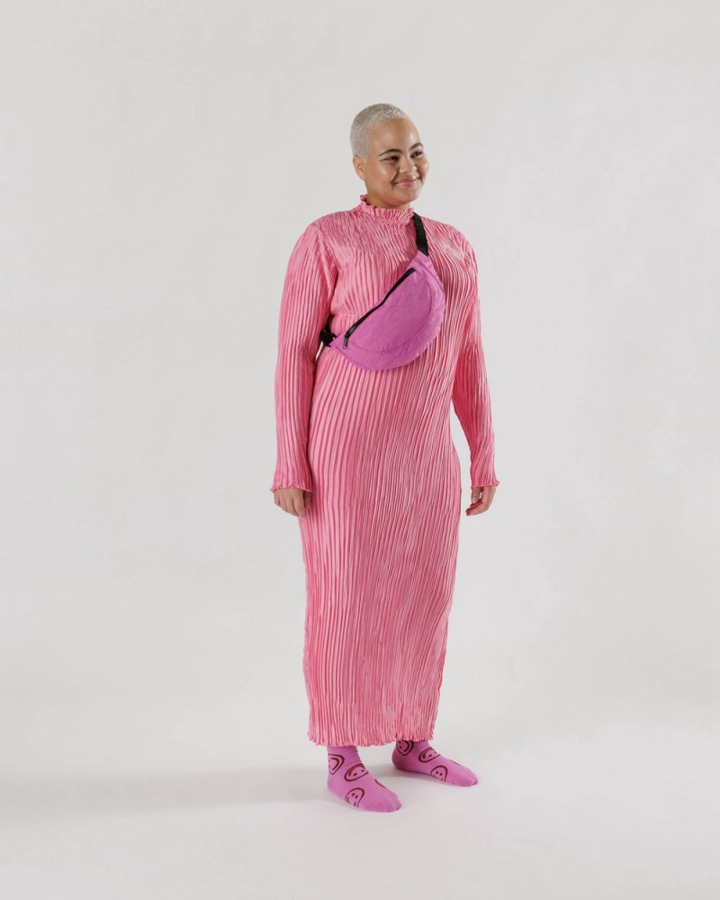 Bolsos De Viaje Baggu Crescent Fanny Pack Rosas | 042186-YWD