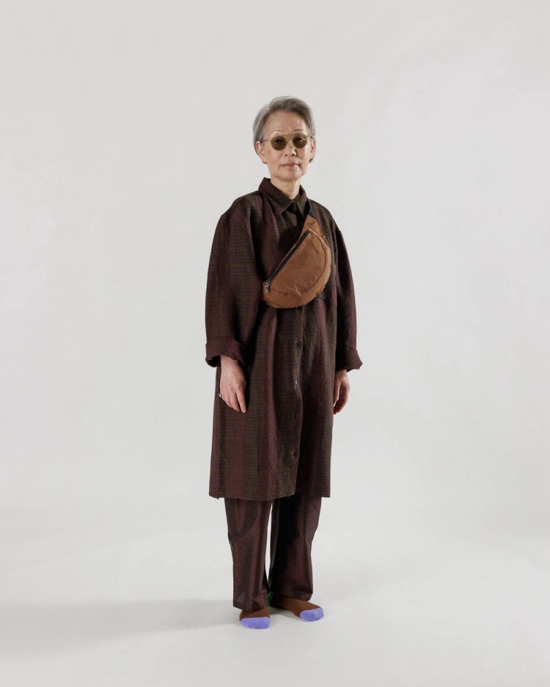 Bolsos De Viaje Baggu Crescent Fanny Pack Marrones | 056317-YIM