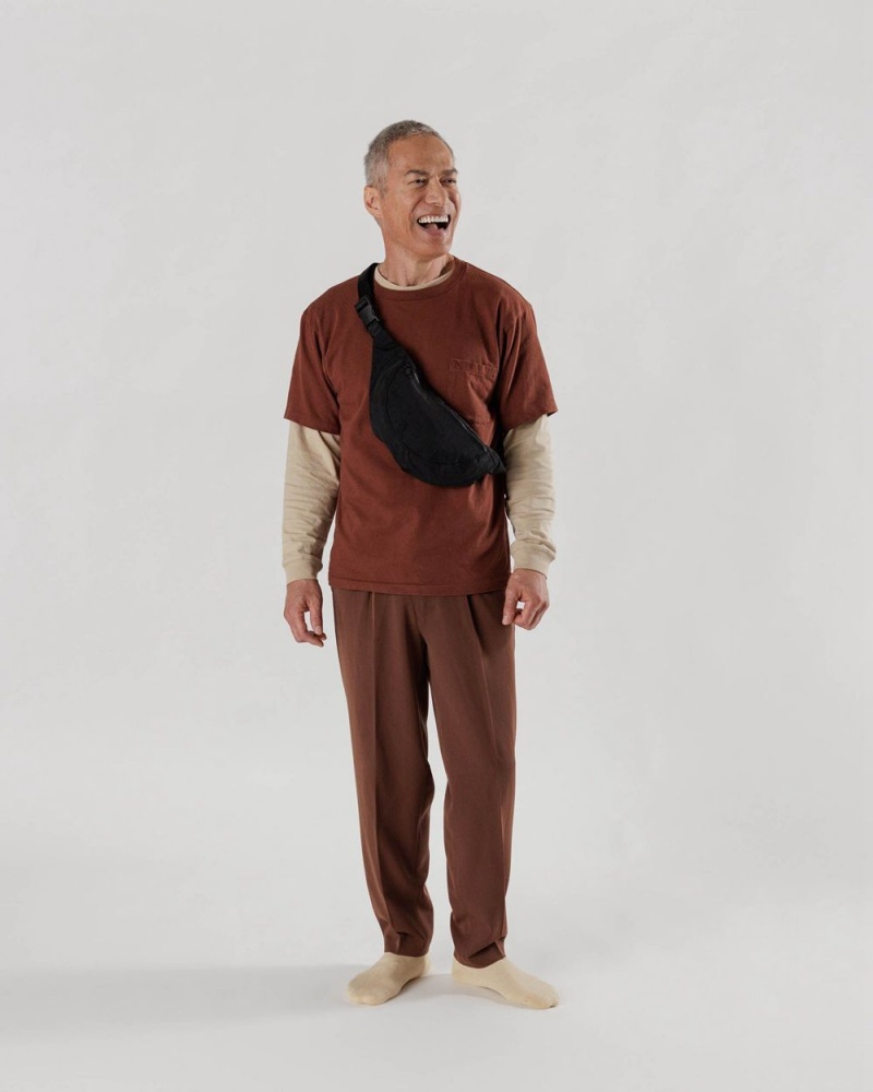 Bolsos De Viaje Baggu Crescent Fanny Pack Negras | 926501-TYZ