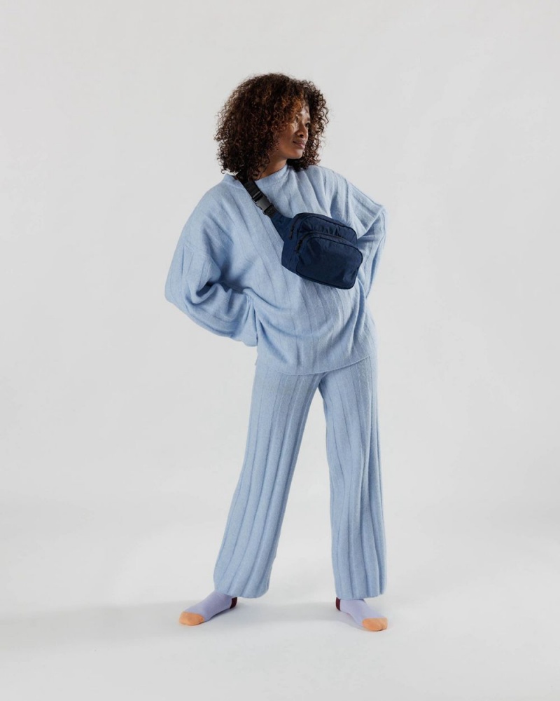 Bolsos De Viaje Baggu Fanny Pack Azul Marino | 931657-YRD