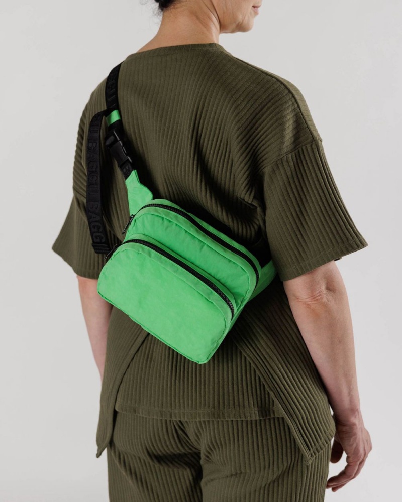 Bolsos De Viaje Baggu Fanny Pack Verde | 146273-GVW