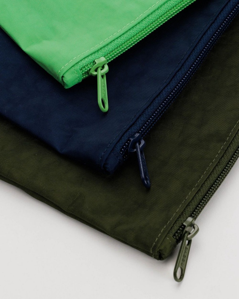 Bolsos De Viaje Baggu Flat Pouch Set Multicolor | 479381-WYJ