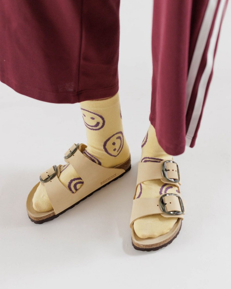 Calcetines Baggu Crew Amarillo | 319407-SIV