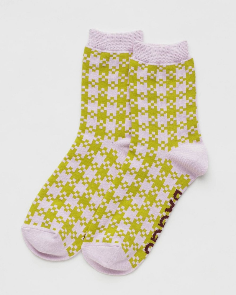 Calcetines Baggu Crew Amarillo | 356028-DFV