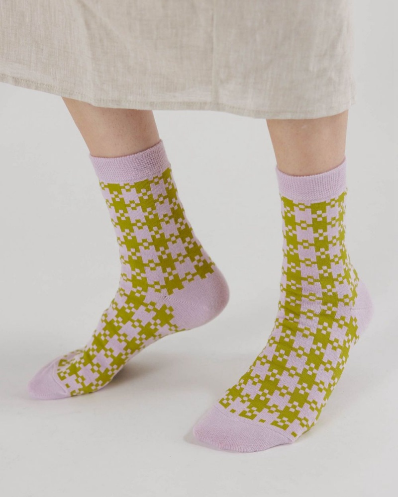 Calcetines Baggu Crew Amarillo | 356028-DFV