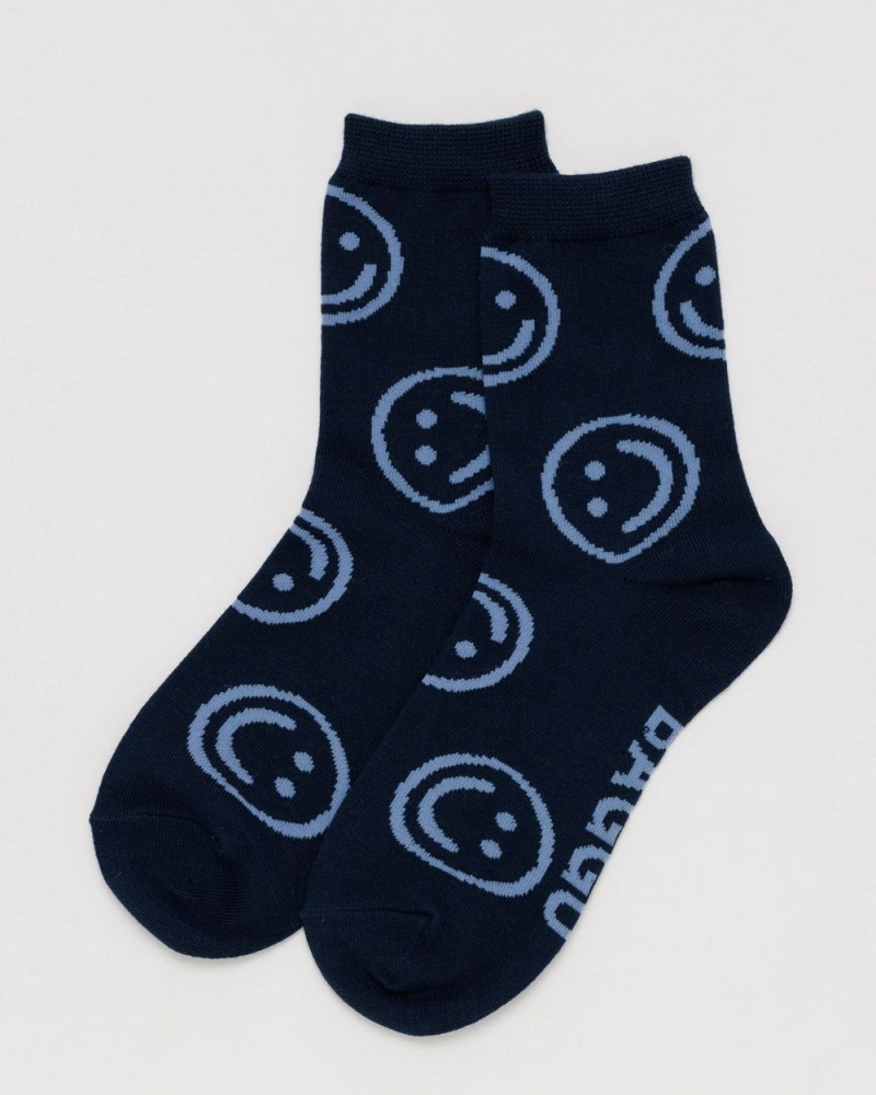 Calcetines Baggu Crew Azul Marino | 048769-DRL