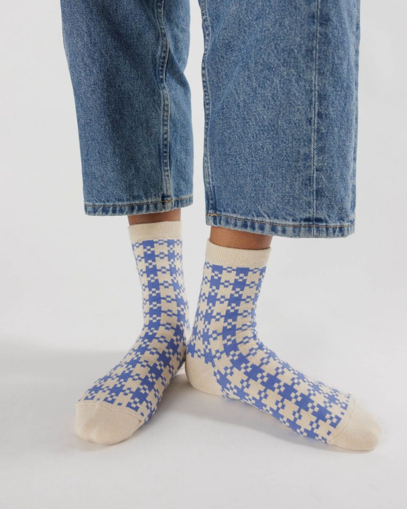 Calcetines Baggu Crew Azules | 852694-OQS