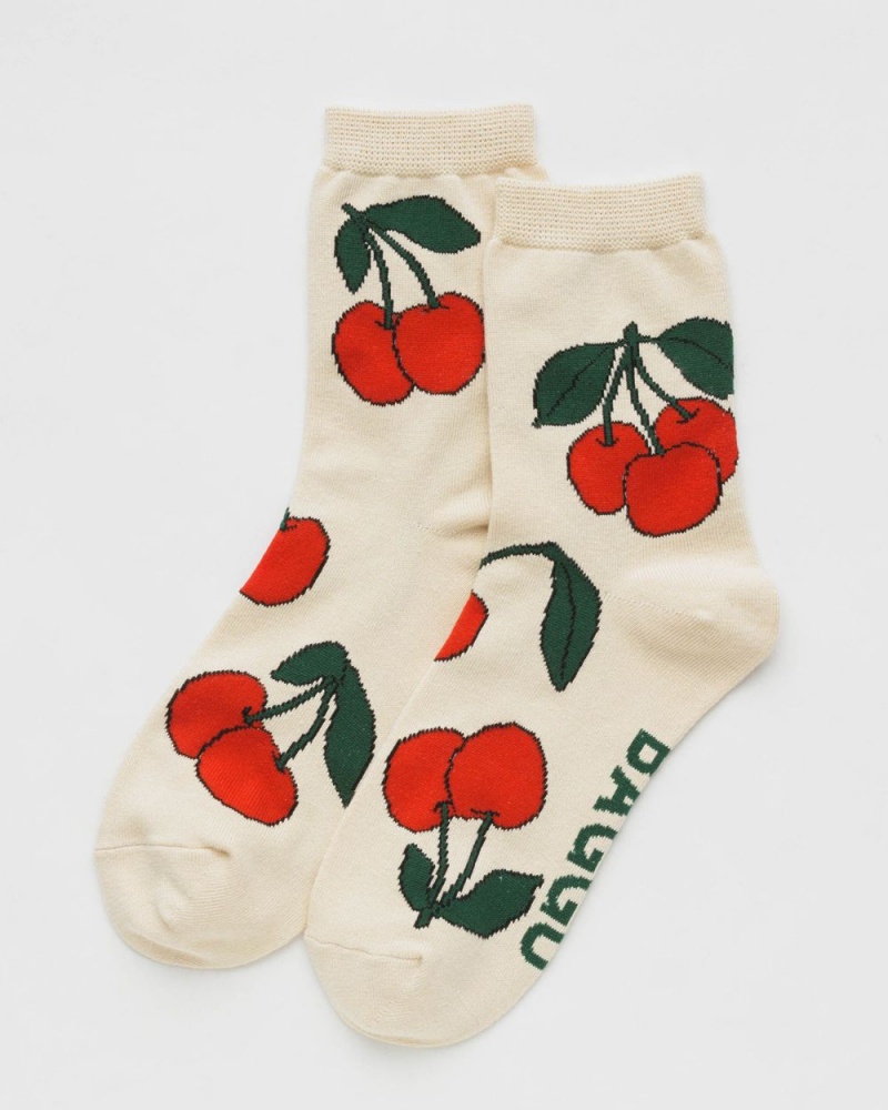 Calcetines Baggu Crew Beige | 974026-ABG