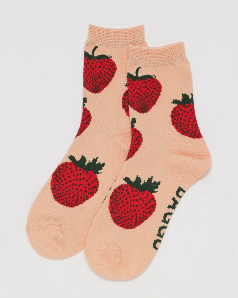 Calcetines Baggu Crew Coral | 904263-CIT