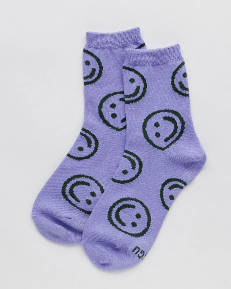 Calcetines Baggu Crew Lavanda | 839541-VDF