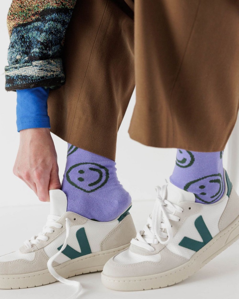 Calcetines Baggu Crew Lavanda | 839541-VDF