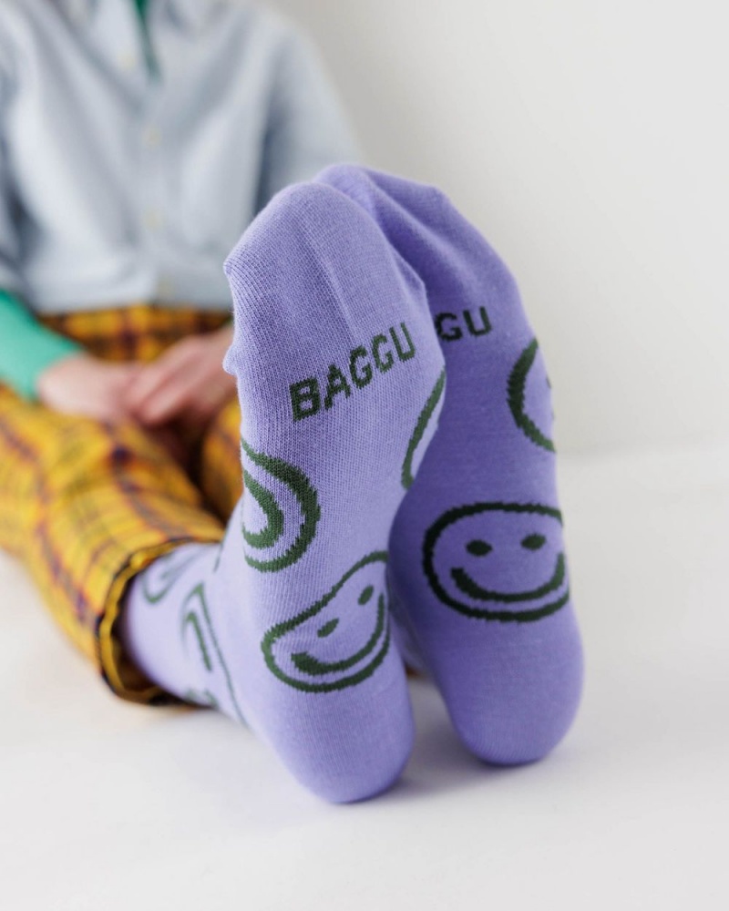 Calcetines Baggu Crew Lavanda | 839541-VDF