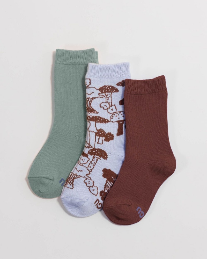 Calcetines Baggu Crew Set of 3 Multicolor | 752806-VER