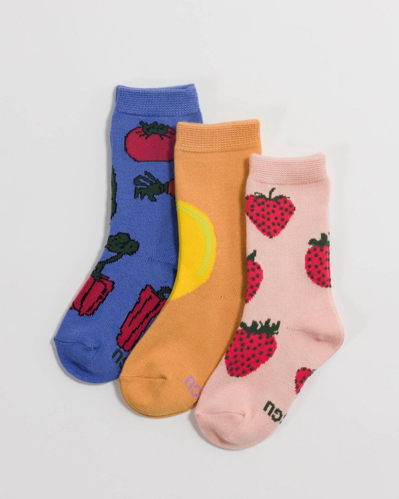Calcetines Baggu Crew Set of 3 Multicolor | 923856-SBH