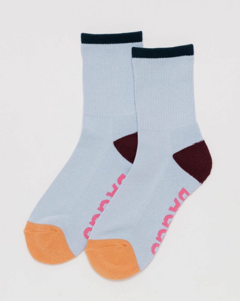 Calcetines Baggu Ribbed Azules Claro | 826509-TRI