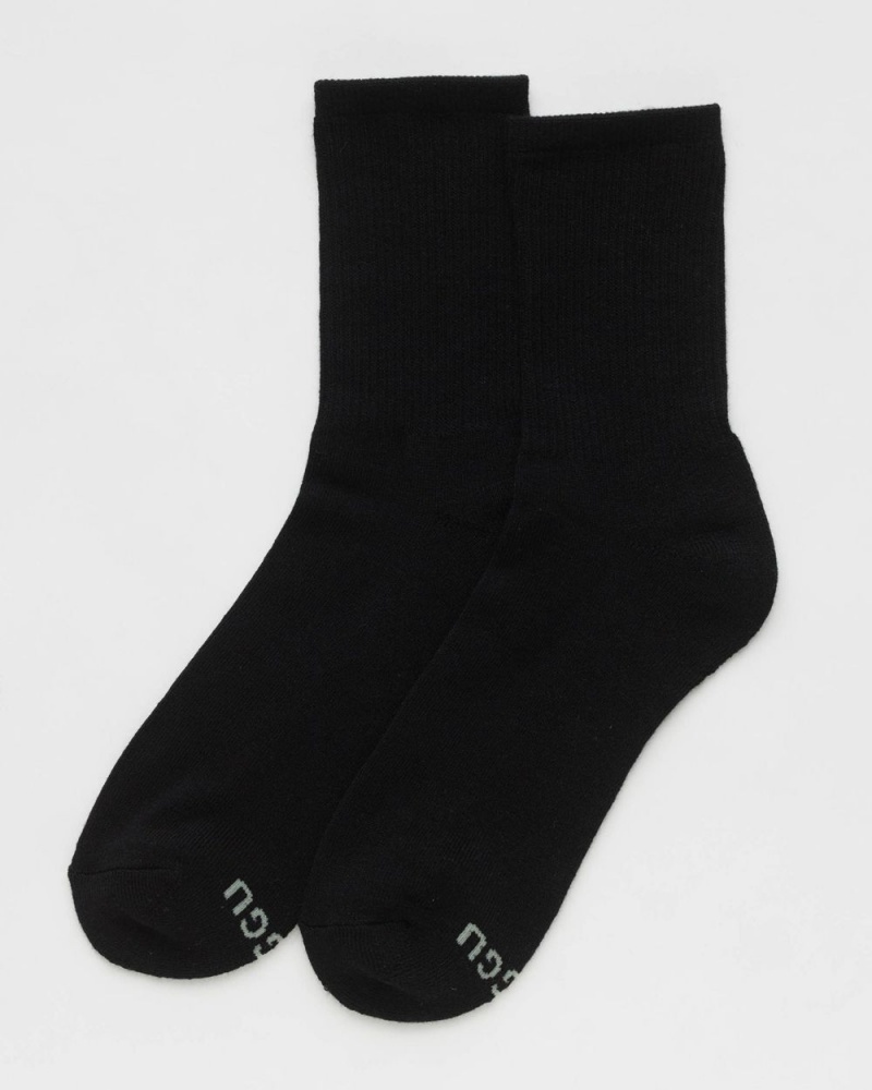 Calcetines Baggu Ribbed Negras | 876140-JQE
