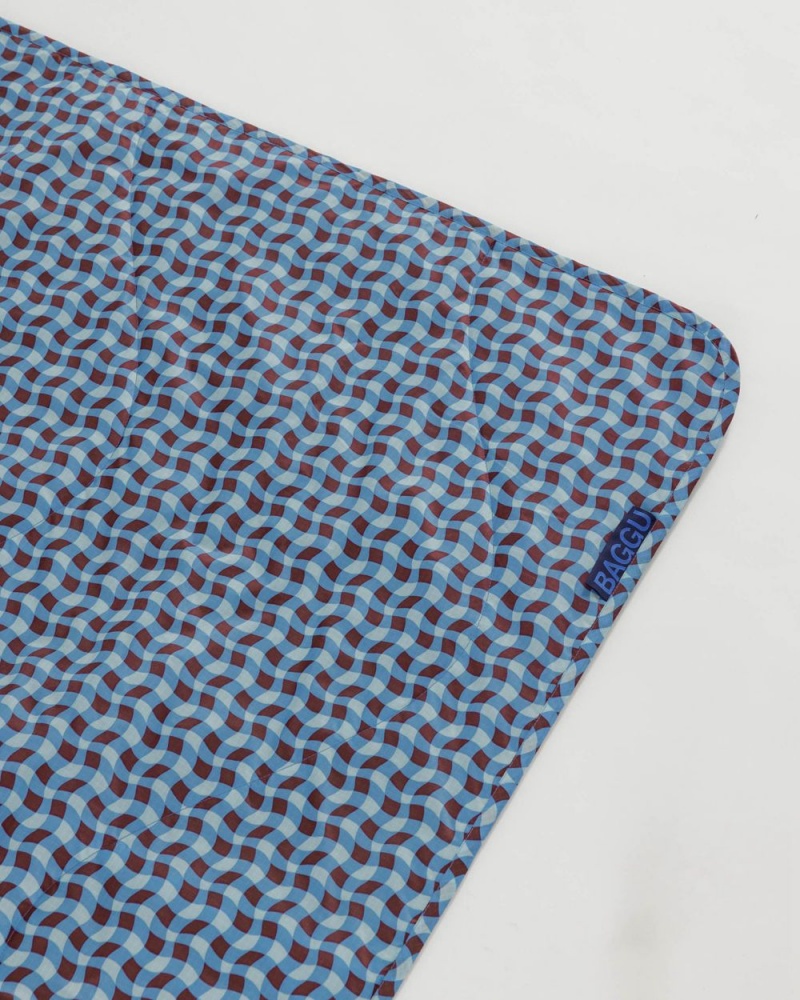 Frazada Baggu Puffy Picnic Azules | 290678-BEA
