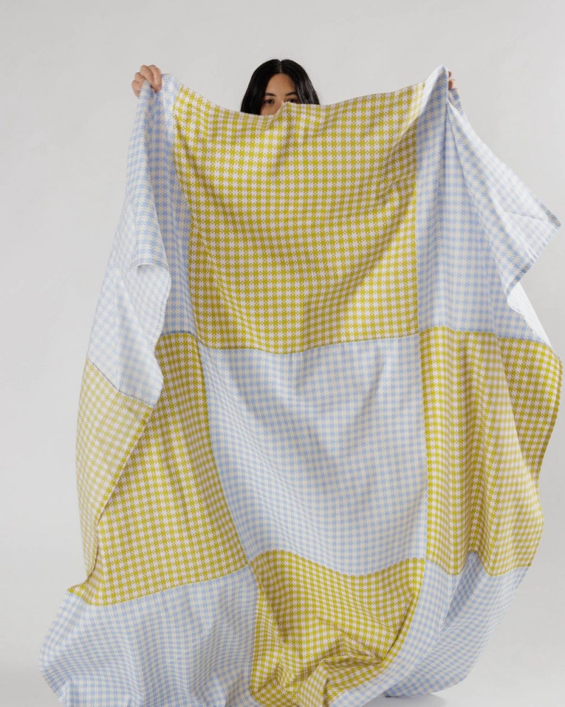 Paño Reutilizable Baggu Giant Amarillo Blancas | 865042-UFH