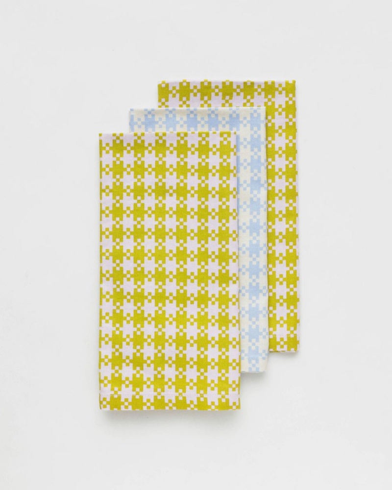 Paño Reutilizable Baggu Set Amarillo Azules | 208496-GSH