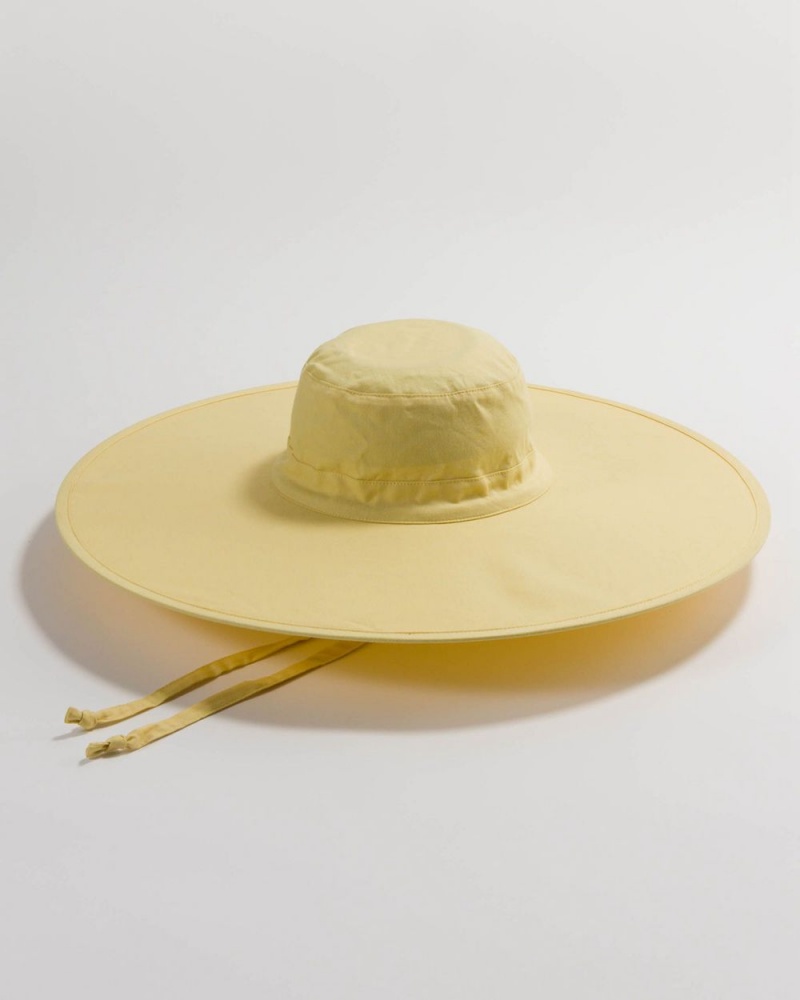 Sombreros Baggu Packable Sun Amarillo | 728103-WZU