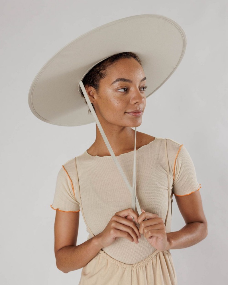 Sombreros Baggu Packable Sun Beige | 831250-ANH
