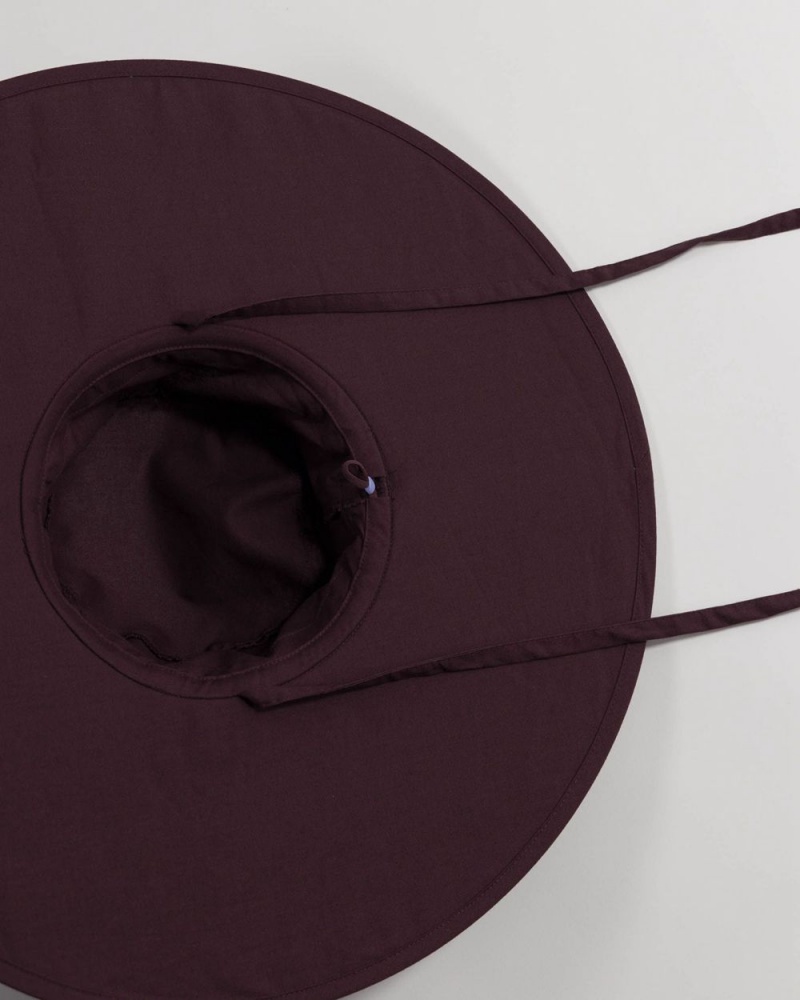 Sombreros Baggu Packable Sun Marrones Oscuro | 630428-QBF