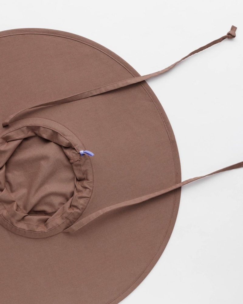 Sombreros Baggu Packable Sun Marrones | 947368-HXK